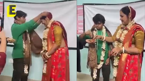 VIRAL: Video of female professor and student performing Hindu wedding ritual in classroom sparks controversy