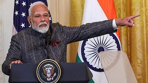 "Two countries never discuss such individual issues...": PM Modi's retort to question on 'Adani case