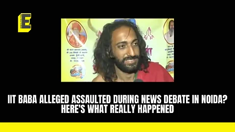IIT Baba alleged assaulted during news debate in Noida? Here's what really happened