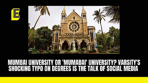 Mumbai University's shocking typo