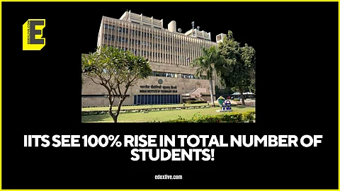 IITs see a 100% rise in the total number of students