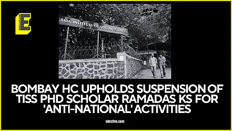 TISS PhD scholar Ramadas KS suspension
