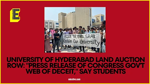University of Hyderabad land auction row