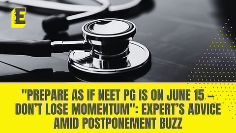 Dr Nanwani cautioned that students should avoid falling into a slump if the exam is postponed.