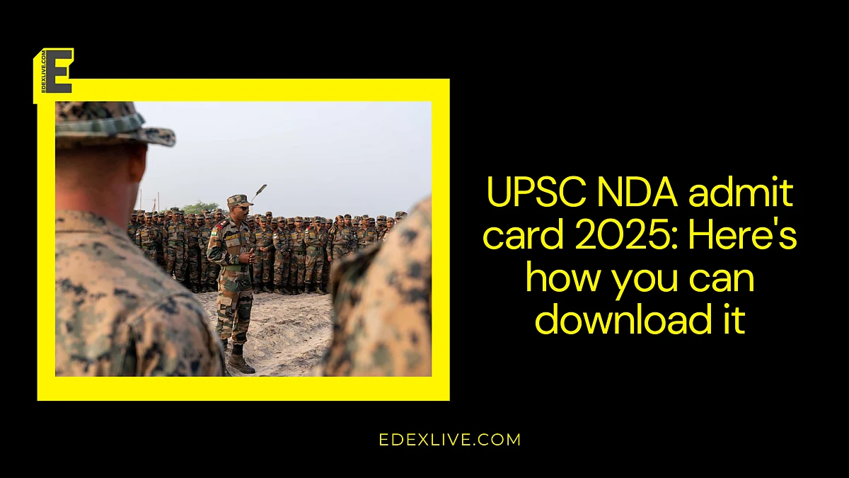 UPSC NDA admit card 2025