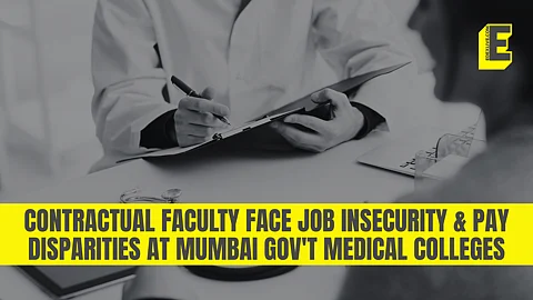 "No permanent recruitment since 2017, 550 posts vacant": Mumbai gov't medical college contractual faculty
