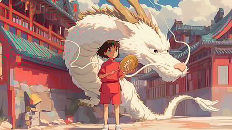 A still from Spirited Away.