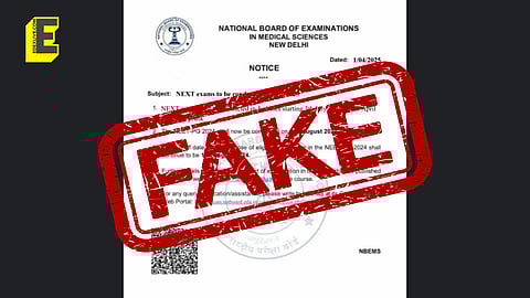 Medical students and professionals are advised to rely only on information published directly on the official NBEMS website 
