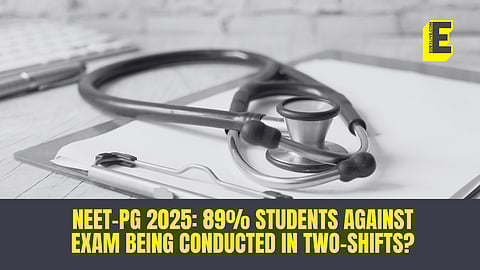 NEET-PG 2025: 89% students against exam being conducted in two-shifts?
