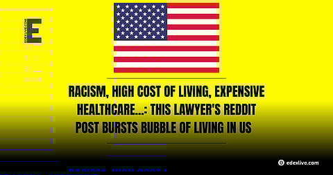 Reddit post bursts bubble of living in US