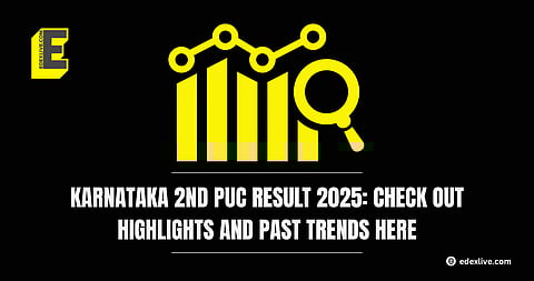 Karnataka 2nd PUC result 2025 highlights