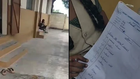 Menstruating Dalit student forced to sit outside for exam in Coimbatore school