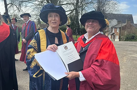 During the ceremony 