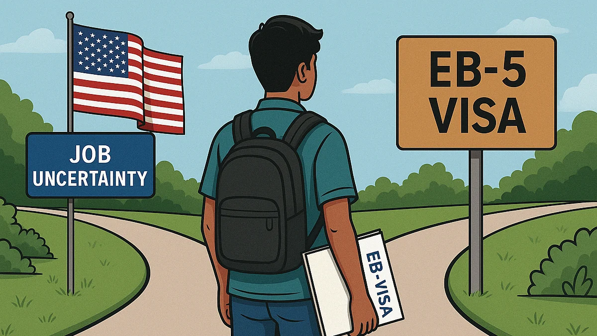 Faced with tighter immigration norms and fewer job prospects, Indian students in the United States are turning to costly backup plans to extend their stay