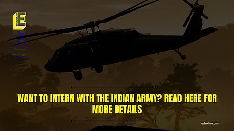 Indian Army internship opportunities