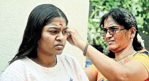 Scenes from the exam centre