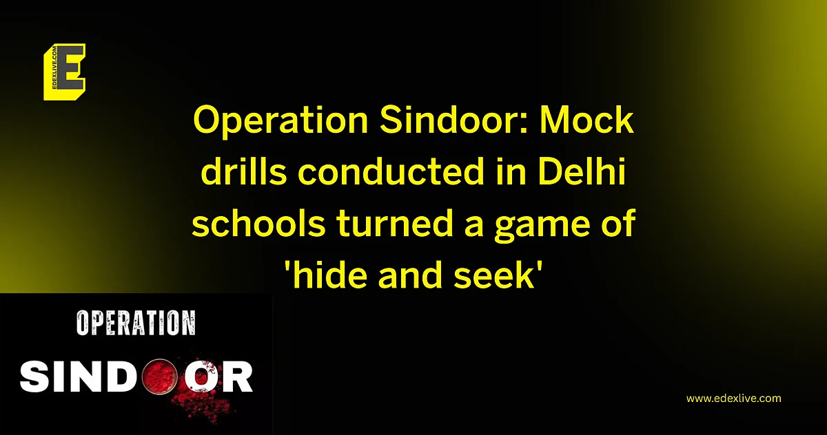 Operation Sindoor: Mock drills conducted in Delhi schools