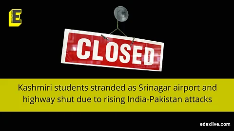Kashmiri students stranded as Srinagar airport and highway shut