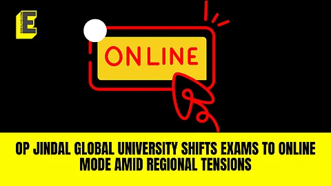 OP Jindal Global University shifts exams to online mode amid regional tensions