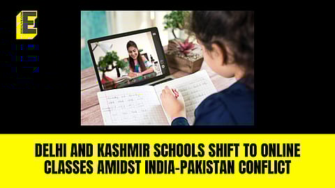 Delhi and Kashmir school shift to online class