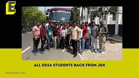 The 26 Odia students who were evacuated from Srinagar and Ganderbal in J&K