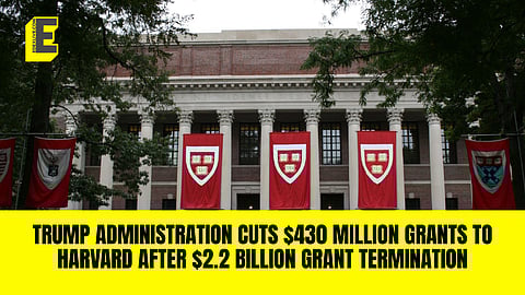 Trump administration cuts $430 million grants to Harvard
