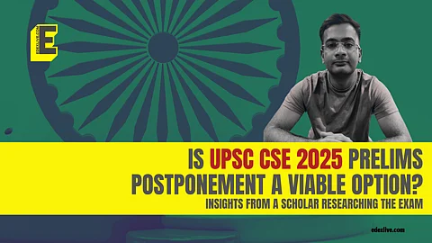 UPSC CSE 2025 Prelims postponement