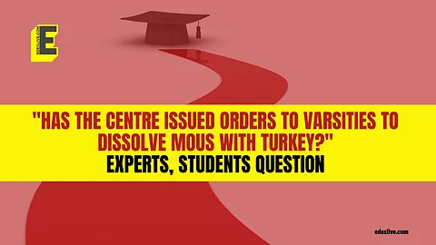 Suspension of MoUs with Turkish Universities