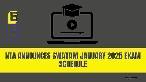 SWAYAM January 2025 exam schedule