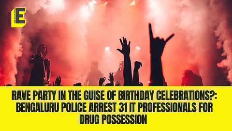 As many as 31 IT professionals, including seven women, get arrested at a rave party; Bengaluru police seize cocaine, hashish, and hydro ganja