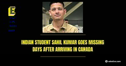Indian student Sahil Kumar goes missing