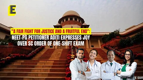 Aditi expressed heartfelt joy as the Supreme Court ruled that NEET-PG 2025 must be held in a single shift, marking a victory for justice and transparency