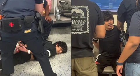 Screengrabs from viral video