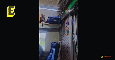 Vande Bharat leaking roof