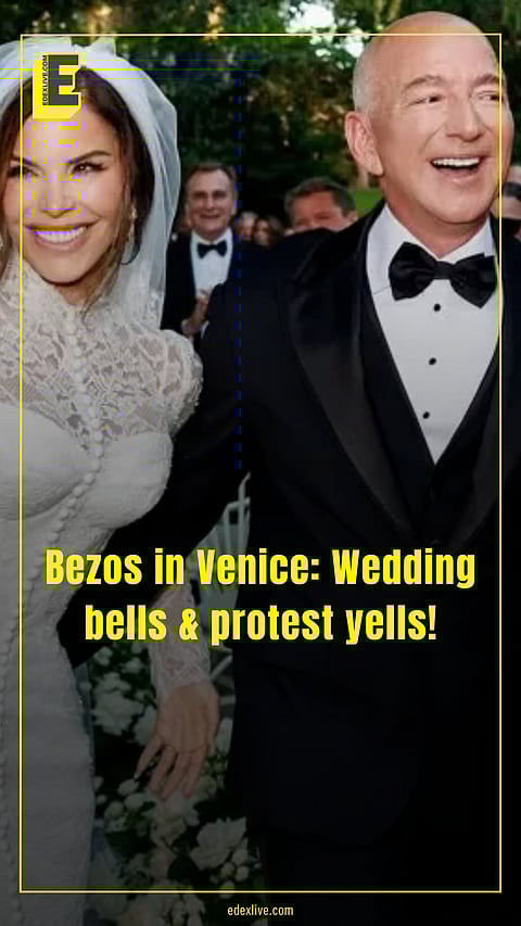 Bezos in Venice: Wedding bells & protest yells!
