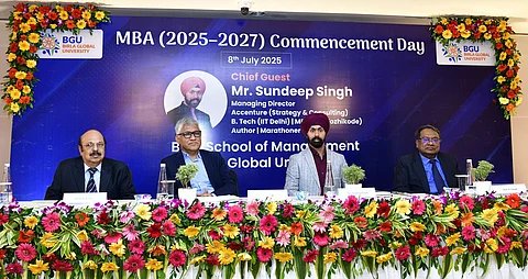 Birla Global University hosts inspiring Commencement Ceremony for MBA batch