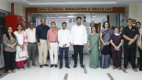 Visuals from the launch of the EndoPlay Skill Lab at Dr DY Patil Medical College