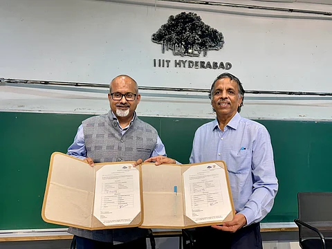(L-R) Prof Sandeep Shukla and Prof PJ Narayanan