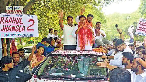 Campaigning lasted for over 12 hours, with candidates aggressively engaging with voters through class-to-class outreach and meetings with first-time voters