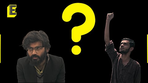 (L-R) Sharjeel Imam and Umar Khalid