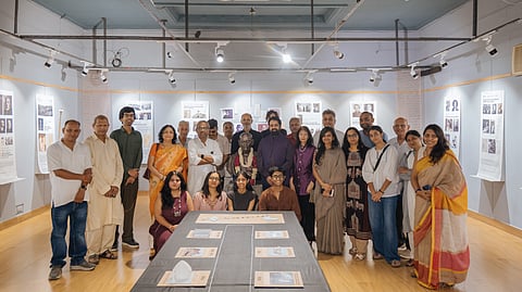 Students from The Design Village design a special exhibition at the National Gandhi Museum