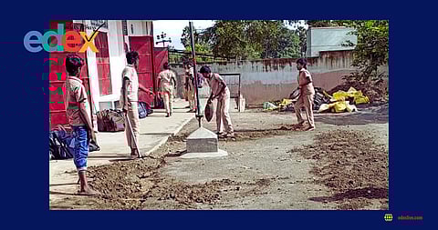 Students forced to do manual labour in TN school 