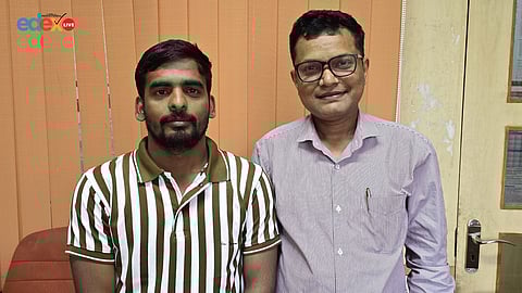 Prof. Narayan Sethi along with his research scholar Mr. Litu Sethi