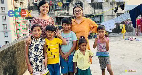 Bhumika Chakraborty, Educator and TFI alum, at one her community visits