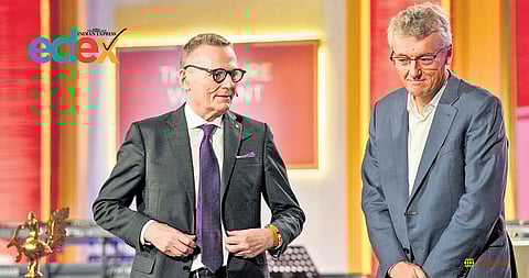 Nobel laureates James Robinson (Economic Sciences, 2024), and David MacMillan (Chemistry, 2021) 