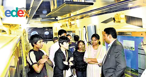 The Space on Wheels mobile exhibition was inaugurated in Vijayawada