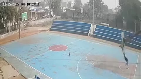 The tragic incident on Tuesday, which was captured on CCTV camera, claimed the life of 16-year-old Hardik, who had participated in the sub-junior national championship.