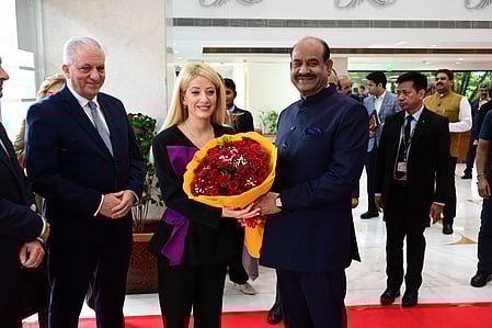 LS Speaker Om Birla meets delegations from Cyprus, Burkina Faso