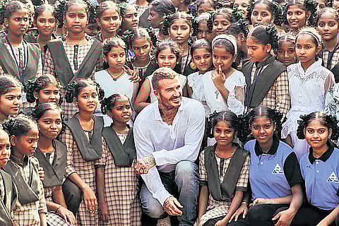 The UNICEF Goodwill Ambassador visited the MJPAPBCW girls’ residential school in Kothavalasa.