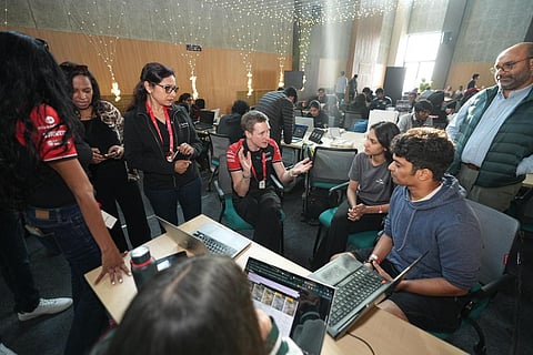 Teams tackled visual monitoring, data transfer, and simulation challenges during the TrackShift Innovation Challenge